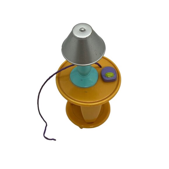 Fisher Price Loving Family Dollhouse Living Room End Table with Lamp - Picture 2 of 2